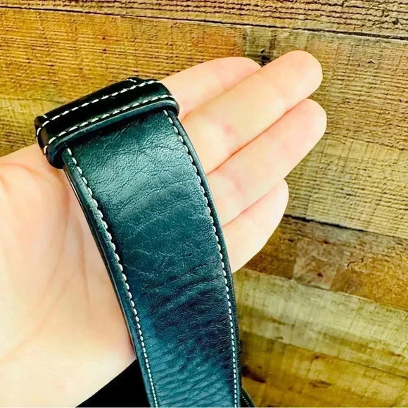 Vintage COACH Soho Slim Duffle Signature C Logo Jacquard Canvas Fabric & Leather - Picture 5 of 12